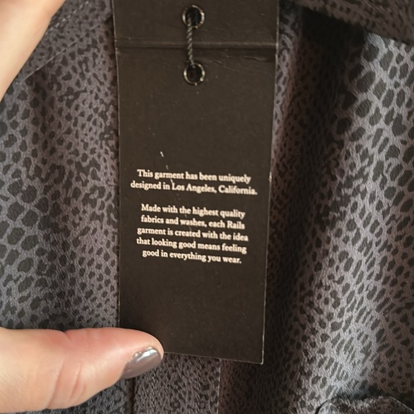 Snakeskin Print Long Sleeve Blouse - Picture 4 of 6